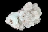 Lustrous Hemimorphite Crystal Cluster - Congo #148456-1
